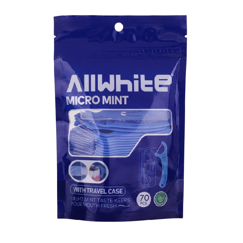 آل وایت نخ دندان کمانی 70 عددی